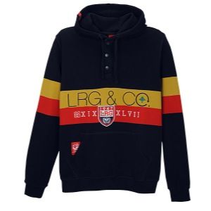 LRG Triumphant Pullover Hoodie   Mens   Casual   Clothing   Navy