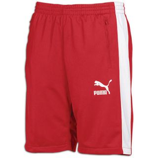 PUMA T7 Poly Shorts   Mens   Casual   Clothing   Ribbon Red