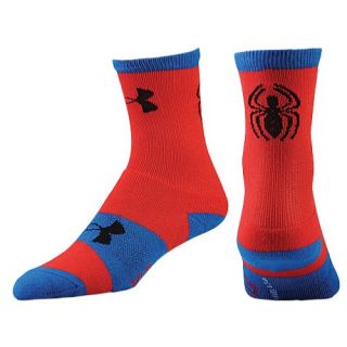 Under Armour Super Hero Crew Socks   Mens   Training   Accessories   Red/Blue