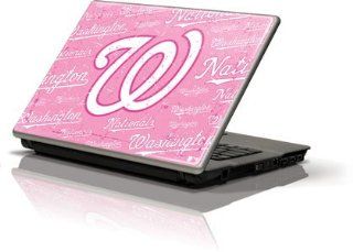 MLB   Washington Nationals   Washington Nationals   Pink Cap Logo Blast   Generic 12in Laptop (10.6in X 8.3in)   Skinit Skin: Electronics