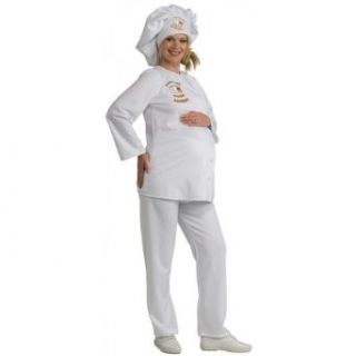 Mommy to Be Baker Adult Maternity Halloween Costume Size Standard: Clothing