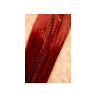 HuaYang Fluorescence Color Long Straight Solid Hair piece Hairpiece On In Hair Extension for Highlight(Wine Red) : Hair Styling Products : Beauty