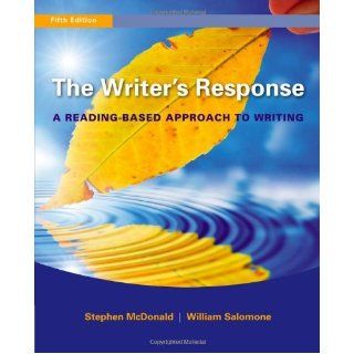 By Stephen McDonald   The Writer's Response 5th (fifth) Edition Books