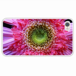 Custom Make Iphone 4 4S Macro Flower Petals Bright Light Of Hard White Case Cover For Everyone: Cell Phones & Accessories