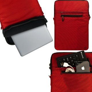 Macbook Air 13" Notebook Accessories VanGoddy Hydei Fire Red Padded Zippered Sleeve Carrying Case for Macbook Air 13" Notebooks: Computers & Accessories