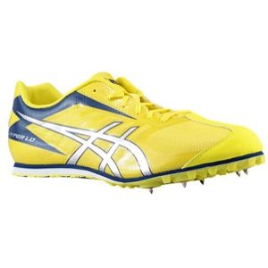ASICS Hyper LD 5   Mens   Track & Field   Shoes   Flash Yellow/Silver/Navy