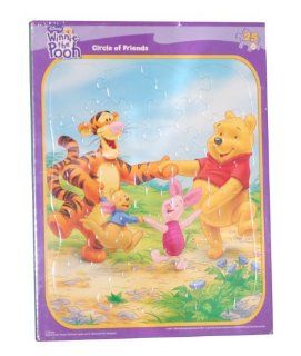 Mega Brands Winnie the Pooh Inlaid Jigsaw Puzzles: Toys & Games