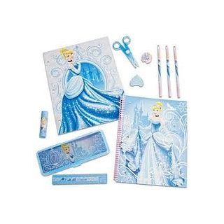 Cinderella Stationary Supply Kit, Includes the Following: 1 Folder, 1 Notebook (50 Sheets), 1 Pencil Case, 1 Ruler, 3 Pencils, 1 Eraser, 1 Pencil Sharpener, 1 Glue Stick, 1 Pair of Scissors : Other Products : Everything Else