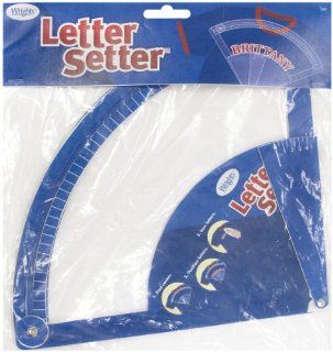 Wrights Letter Setter Ruler Wedge/Curved