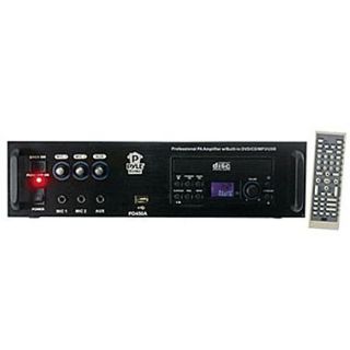 Pyle PD450A Professional PA Amplifier With Bulit In DVD/CD/MP3/USB/70V Output, 400 W
