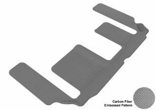 3D MAXpider Third Row Custom Fit All Weather Floor Mat for Select Mazda CX 9 Models   Kagu Rubber (Gray): Automotive