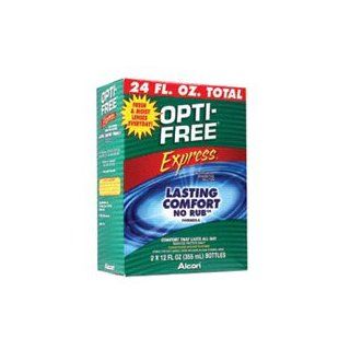 Opti Free Express, Lasting Comfort No Rub, Multi Purpose Disinfecting Solution, 4 fl oz: Health & Personal Care