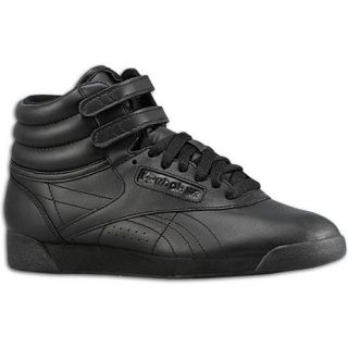 Reebok Freestyle Hi   Womens   Training   Shoes   Black/Black/Black