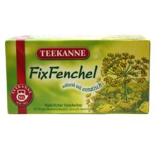Teekanne Fix Fenchel Herbal Tea (20 Bags) : Grocery Tea Sampler : Grocery & Gourmet Food
