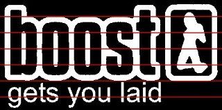 Boost Gets You Laid Sticker (Decal)   6.5": Automotive