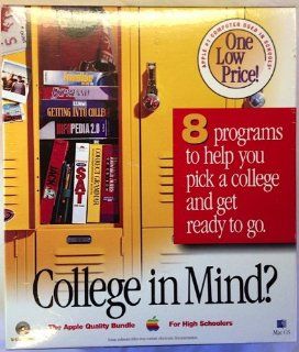 College in Mind? For Mac, 8 Programs to Help You Pick a College and Get Ready to Go, 1996. Resumemaker Deluxe, Expresso, Getting Into College, Infopedia 2.0, Inside the SAT and Psat, Correct Grammar, Monarch Notes, and You Don't Know Jack.: Software
