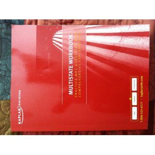 Kaplan Multistate Workbook 2012 Practice MBE Questions with Comprehensive Explanation (Bar Review): Kaplan PMBR: Books