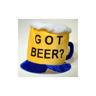 Got Beer Hat: Clothing Accessories Novelty Special Use Costumes Accessories Costumes Men: Clothing