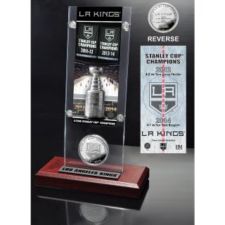 The Highland Mint LA Kings 2 time Stanley Cup Champions Ticket & Minted Coin