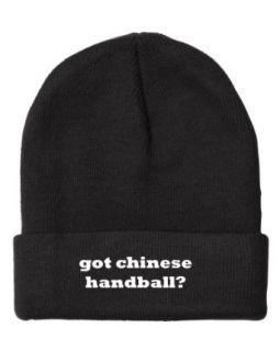 Fastasticdeal Got Chinese Handball Embroidered Beanie Cap: Clothing
