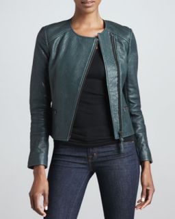 Womens Dorothy Leather Moto Jacket   Mackage   Jade (SMALL/2 4)