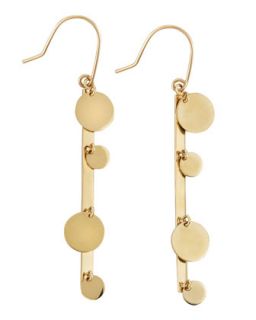 14k Gold Boho Bar Earrings   Lana   Gold (14k )