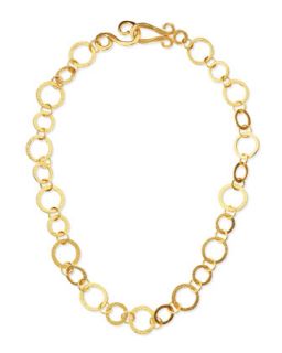Regency 24k Gold Dipped Necklace, 18L   Stephanie Kantis   Gold (24K )