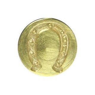 Horseshoe 3/4" diameter brass Wax Seal Stamp : Office Products : Office Products