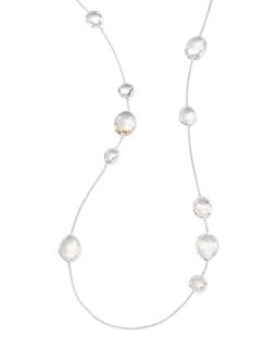 Paparazzi Clear Quartz Station Necklace   Ippolita   Silver