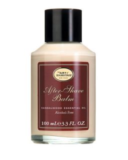 Mens Alcohol Free After Shave Balm, Sandalwood   The Art of Shaving   Brown