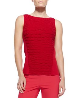 Womens Reptile Textured Front Tank   Lafayette 148 New York   Dynamite (X 