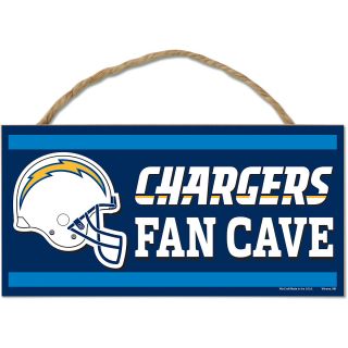 Wincraft San Diego Chargers 5X10 Wood Sign with Rope (83065013)