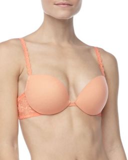 Womens Never Say Never Soire Beauty Push Up Spacer Bra, Persimmon   Cosabella  