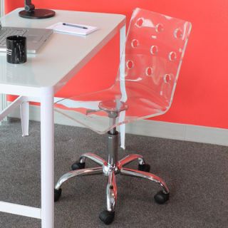 LumiSource Swiss Acrylic Office Chair OFC TW SWISS CL