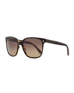 Marmont Plastic Sunglasses, Black/Tortoise   Oliver Peoples   Black