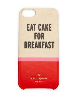eat cake resin/canvas iPhone 5 case, multi colors   kate spade new york   Multi