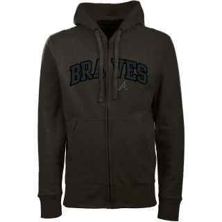 Antigua Atlanta Braves Mens Signature Full Zip Hooded Sweatshirt   Size: