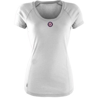 Antigua Washington Nationals Womens Pep Shirt   Size: Medium, Navy/heather