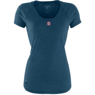 Antigua Washington Nationals Womens Pep Shirt   Size: Large, Navy/heather (ANT