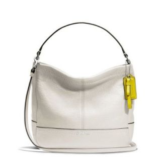 Coach Park Leather Mini Duffle Crossbody Bag 49160 White Pearl: Shoes