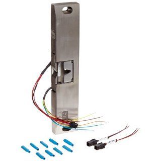 HES 9600 Series Stainless Steel Fire Rated Surface Mounted Electric Strike Body for Rim Exit Devices with Locked State Monitoring, Satin Stainless Steel Finish Door Lock Replacement Parts