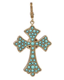 Maria Cross Pendant   Jay Strongwater   Multi colors