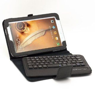 SUPERNIGHT Black PU Leather Case Cover With Detachable Removable Bluetooth Keyboard Stand for Samsung Galaxy Note 8.0 N5100 N5110: Computers & Accessories
