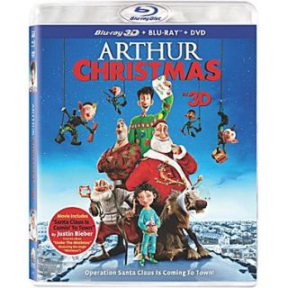 Arthur Christmas 3D (Blu Ray + DVD + Digital Copy)