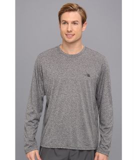 The North Face L/S Reaxion Amp Crew Tee Mens Long Sleeve Pullover (Gray)