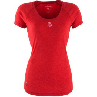 Antigua Boston Red Sox Womens Pep Shirt   Size: Large, Dk Red/heather (ANT R