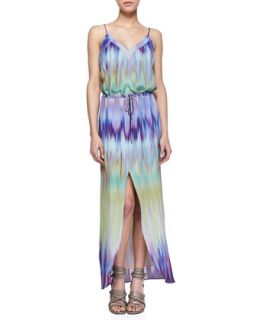 Womens Keith Borealis Slit Maxi Dress   Cusp by Neiman Marcus   Purple ptr (XS)