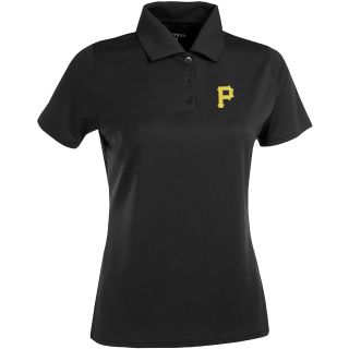 Antigua Pittsburgh Pirates Womens Exceed Polo   Size: XL/Extra Large, Black