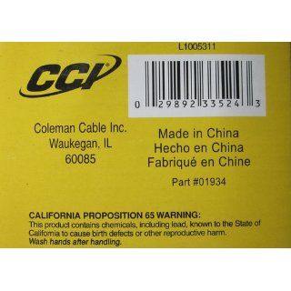 Coleman Cable 01934 3 Feet Generator Power Cord Adapter, 10/4 Splitter Y Adapter, L14 30P to (2) 10/3 Lighted 5 20R   Extension Cords  