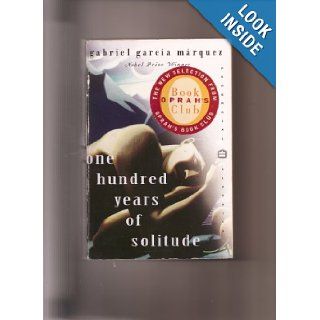 One Hundred Years of Solitude 1998 Perennial Classic paperback Oprah's Book Club sticker on front: Gabriel Garcia Marquez: 9780060740450: Books